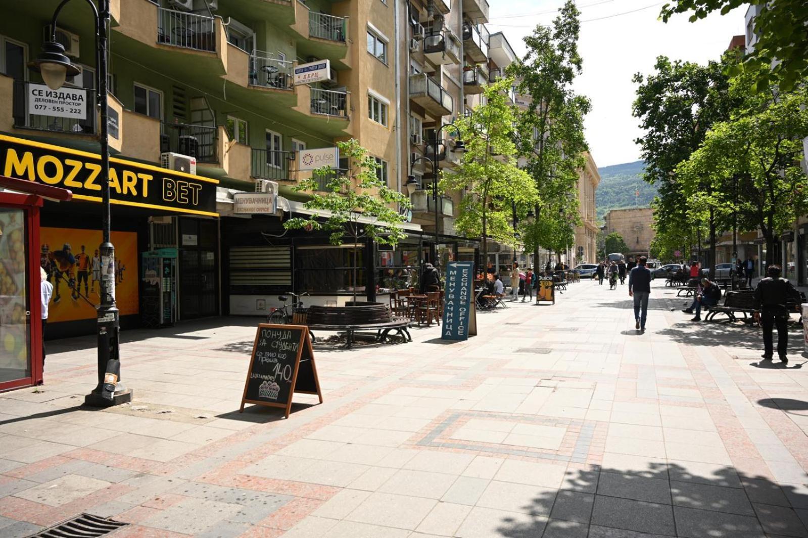 Cinema Vardar Apartment Skopje Exteriér fotografie
